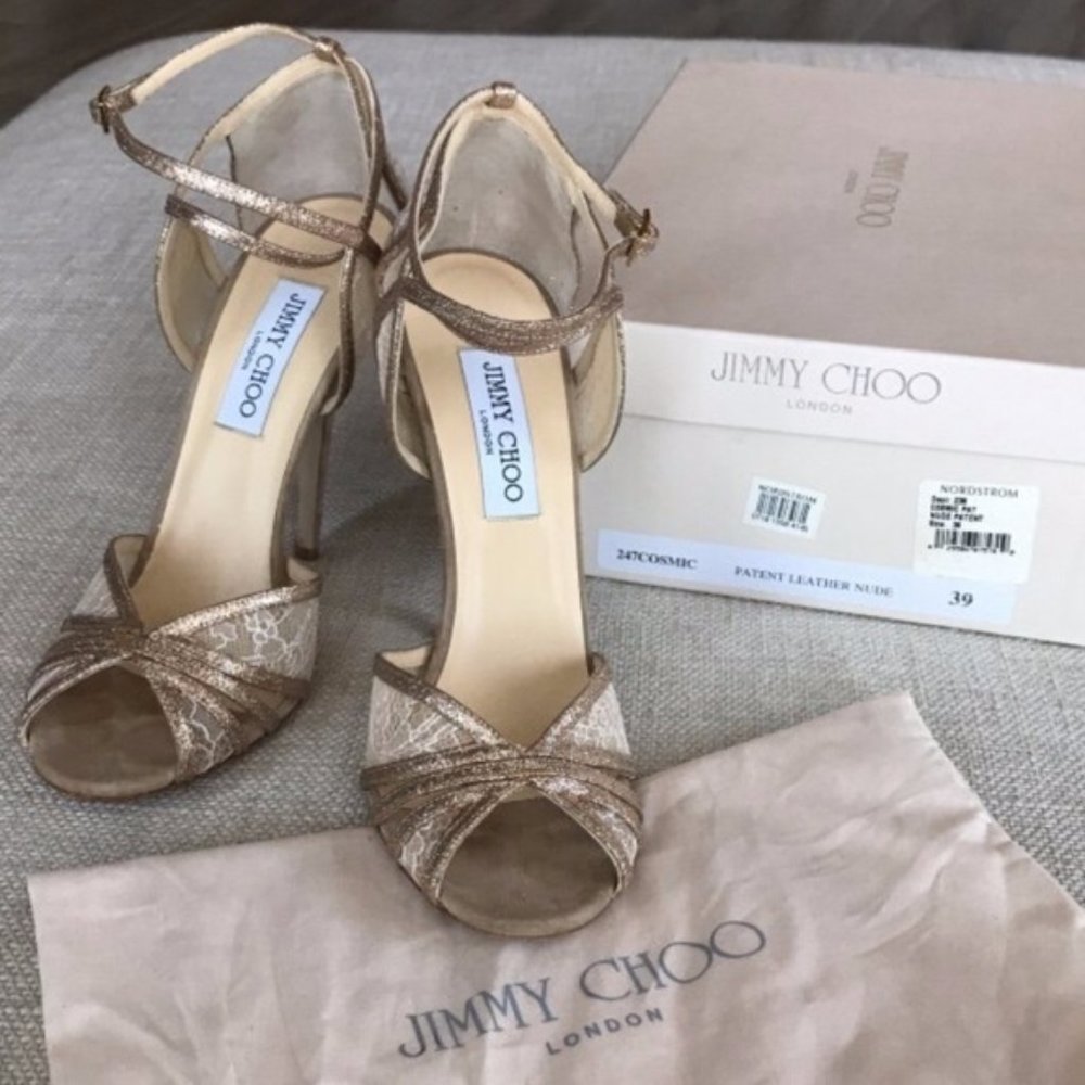 Glitter Lace Jimmy Choo Sandal